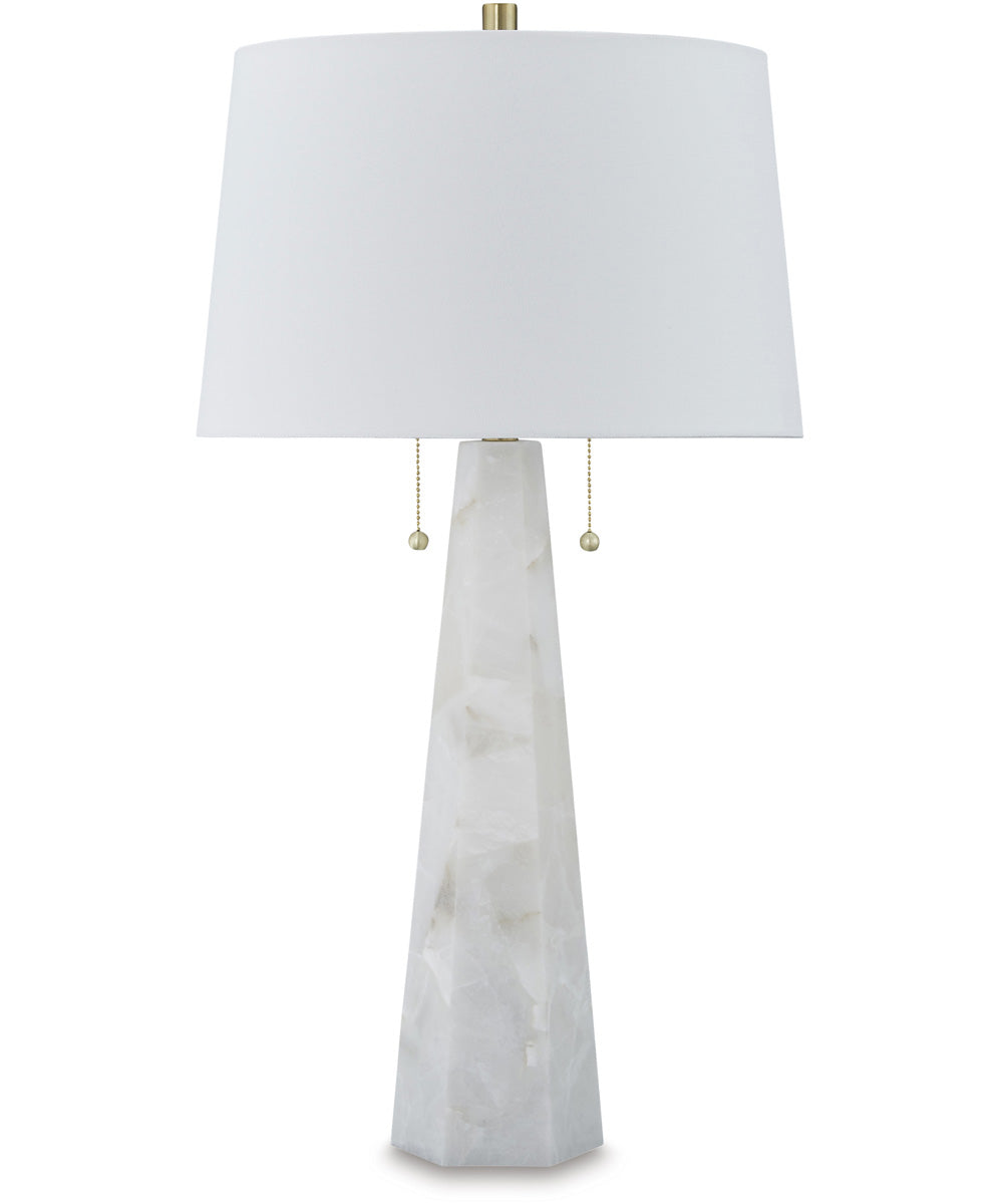 Laurellen Alabaster Table Lamp White