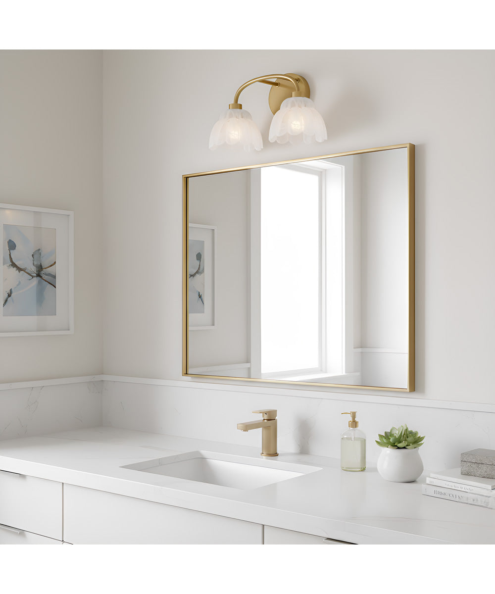 Whitecap 2-light Bath Light Brushed Gold