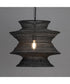 Krabi Large 1-Light Pendant Black