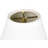 6"W x 5"H Set of 6 Chandelier White Linen Clip-On Lampshade