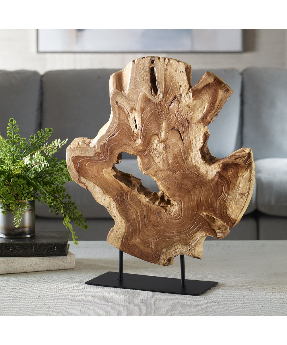 Bahati Wood Natural Sculpture