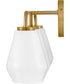 Gio 3-Light Medium Three Light Vanity in Lacquered Brass