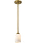 Solara 1-Light Pendant Natural Brass