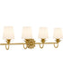 Dorothea 4-light Bath Light Gold Leaf