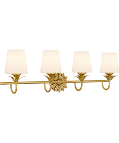 Dorothea 4-light Bath Light Gold Leaf