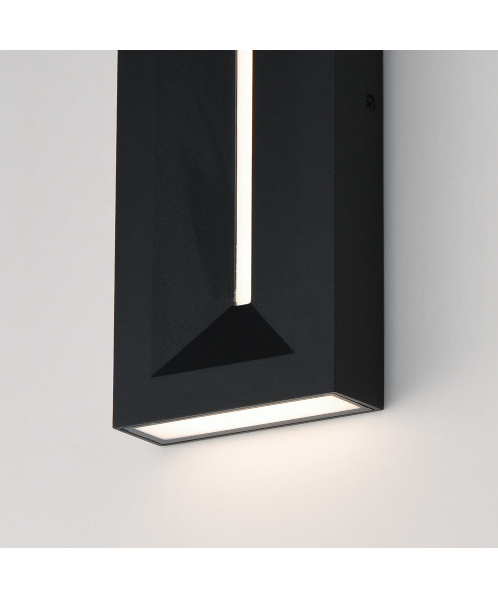 Fosso 24 inch LED Outdoor Wall Sconce - 5cct Black