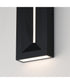 Fosso 24 inch LED Outdoor Wall Sconce - 5cct Black