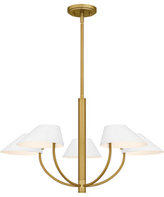 Penley 5-light Chandelier Brushed Gold