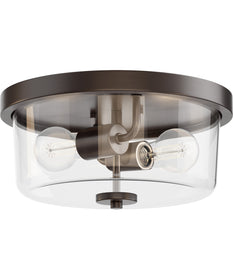 Fuller 2-Light Flush Mount Oil Rubbed Bronze