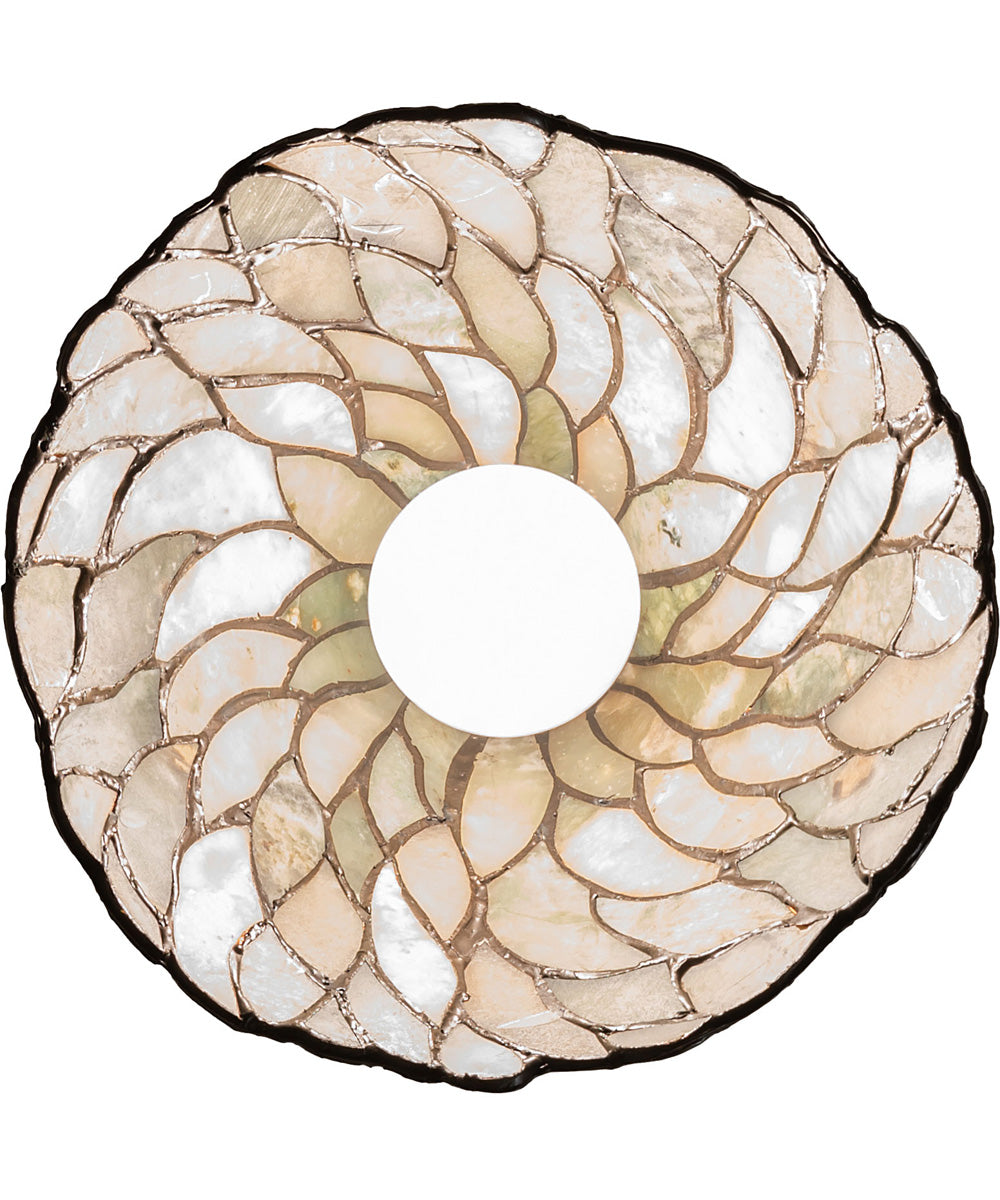 8" Wide Willow Jadestone Mini Pendant