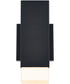 Willowsong Outdoor Wall Sconce Black