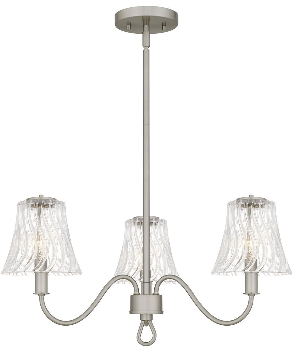 McKinney 3-light Chandelier Brushed Nickel