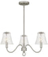 McKinney 3-light Chandelier Brushed Nickel