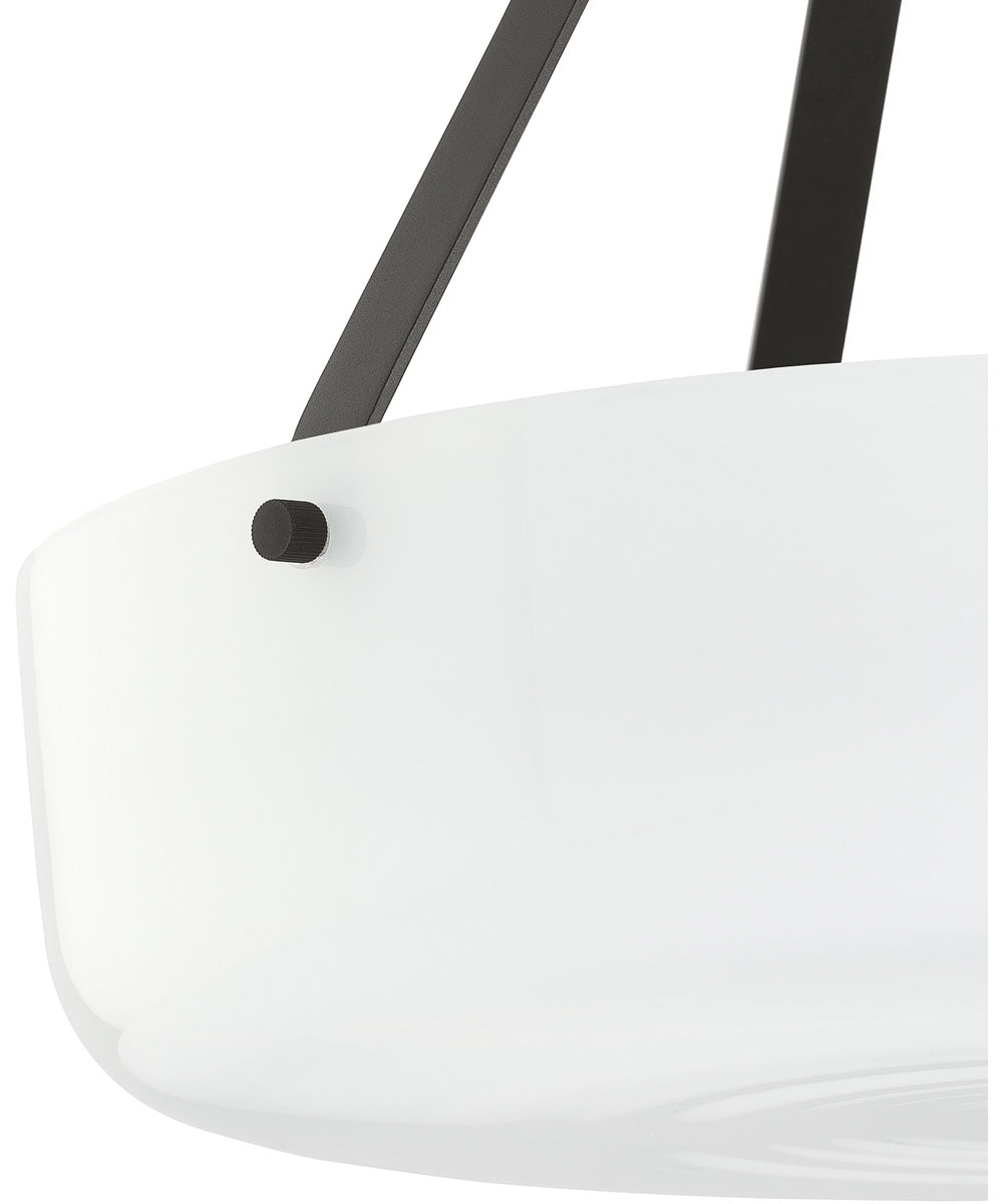 Lieon 2-Light Convertible Pendant Antique Bronze