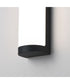 Halfpipe 26 inch LED Outdoor Sconce - 5CCT Black