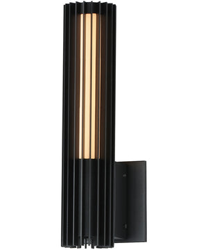 Citadel 14 inch LED Outdoor wall sconce Black