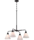 Pleated II 4-Light Lighting Flat Black