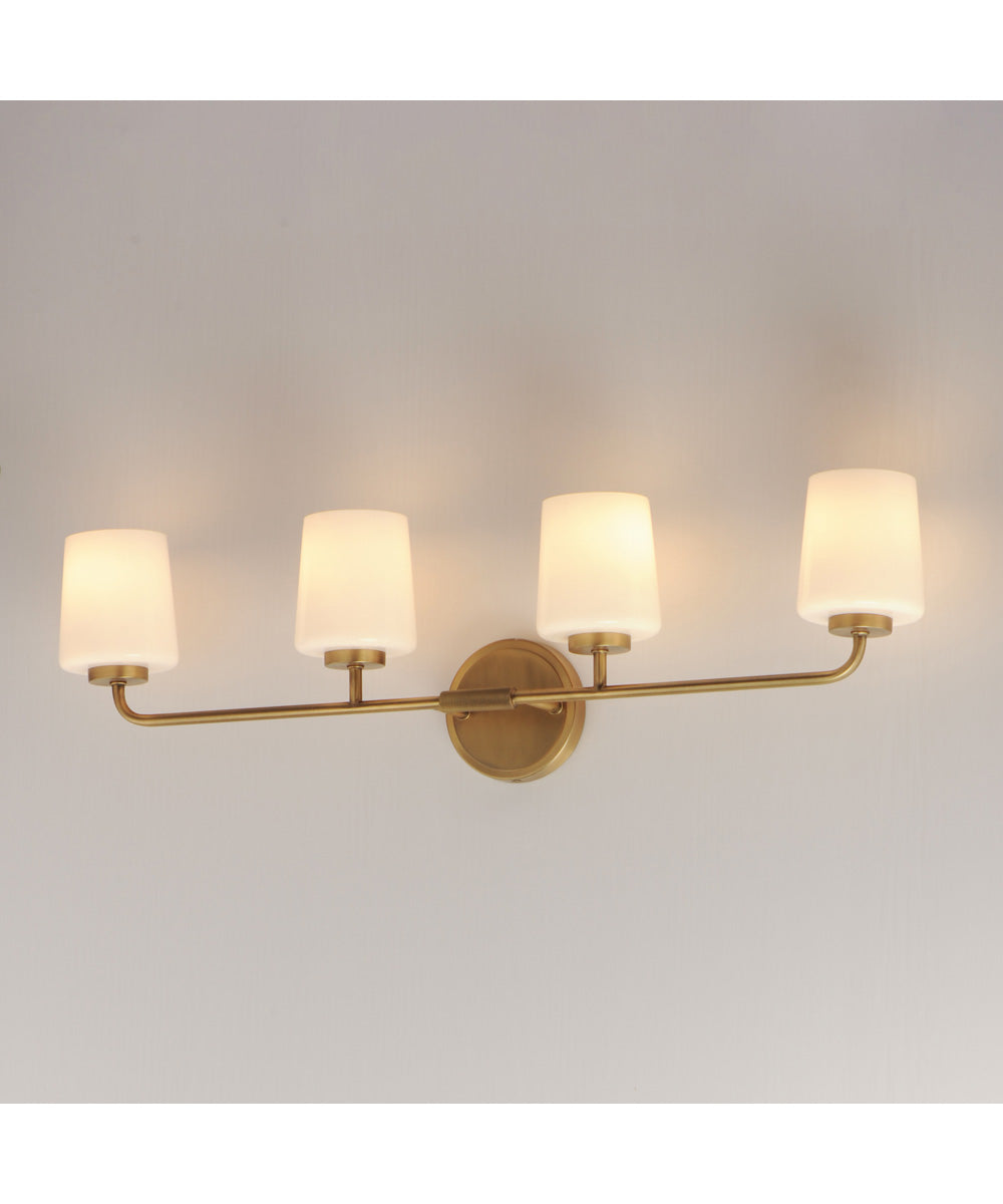 Durham 4-Light Bath Vanity Natural Aged Brass