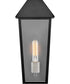Maclin 1-Light Medium Wall Mount Lantern in Black