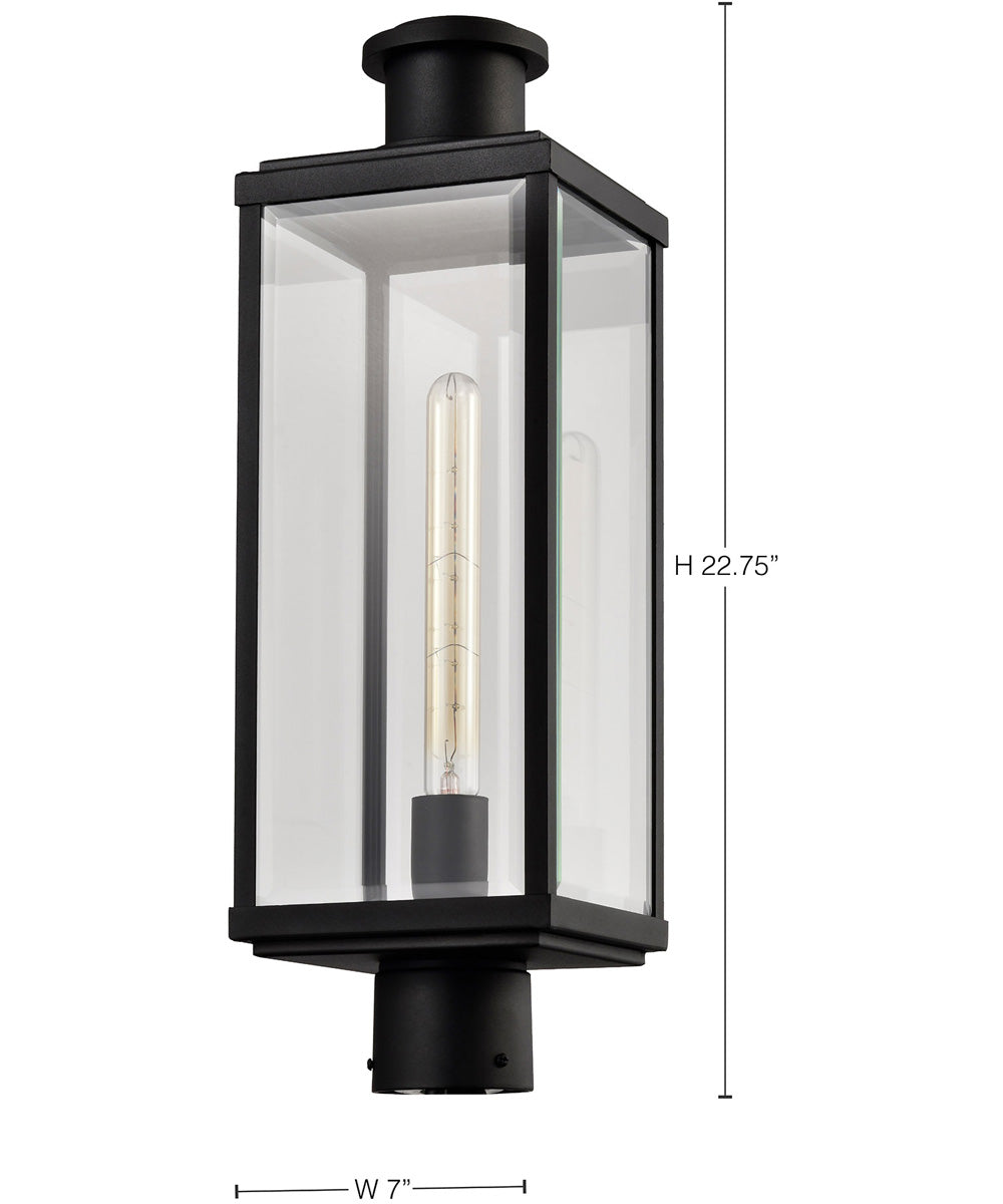 Luca 1-Light Outdoor Sand Black