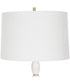 Regalia White Marble Table Lamp