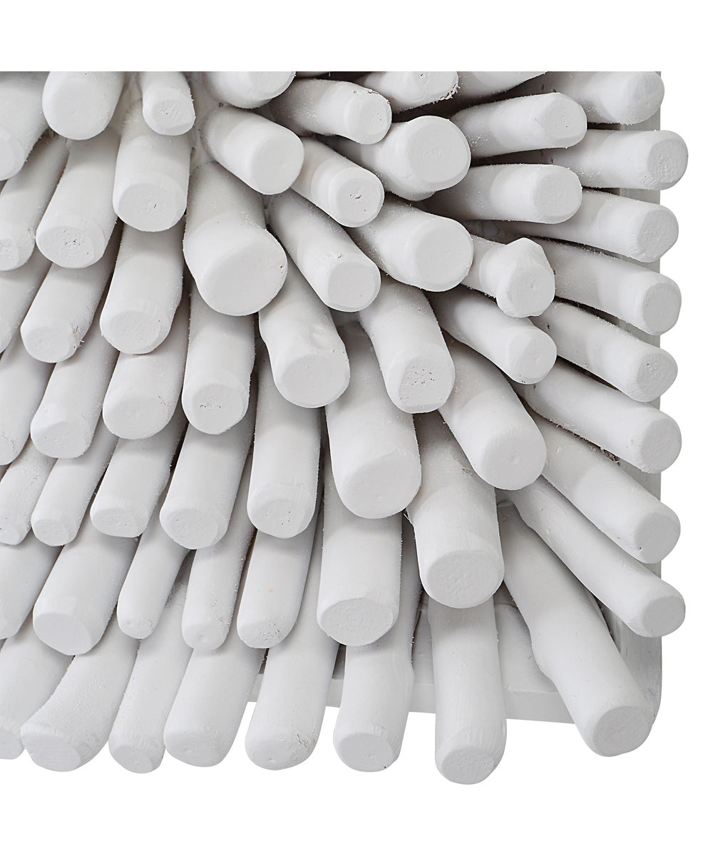 Portside White Wood Wall Panel