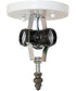 13" Wide Acorn Flush Mount