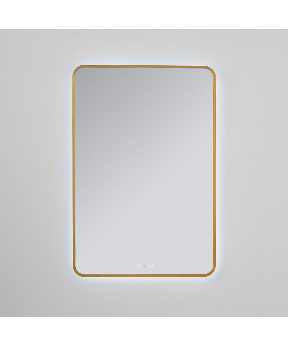 Aero Mirror Brushed Brass