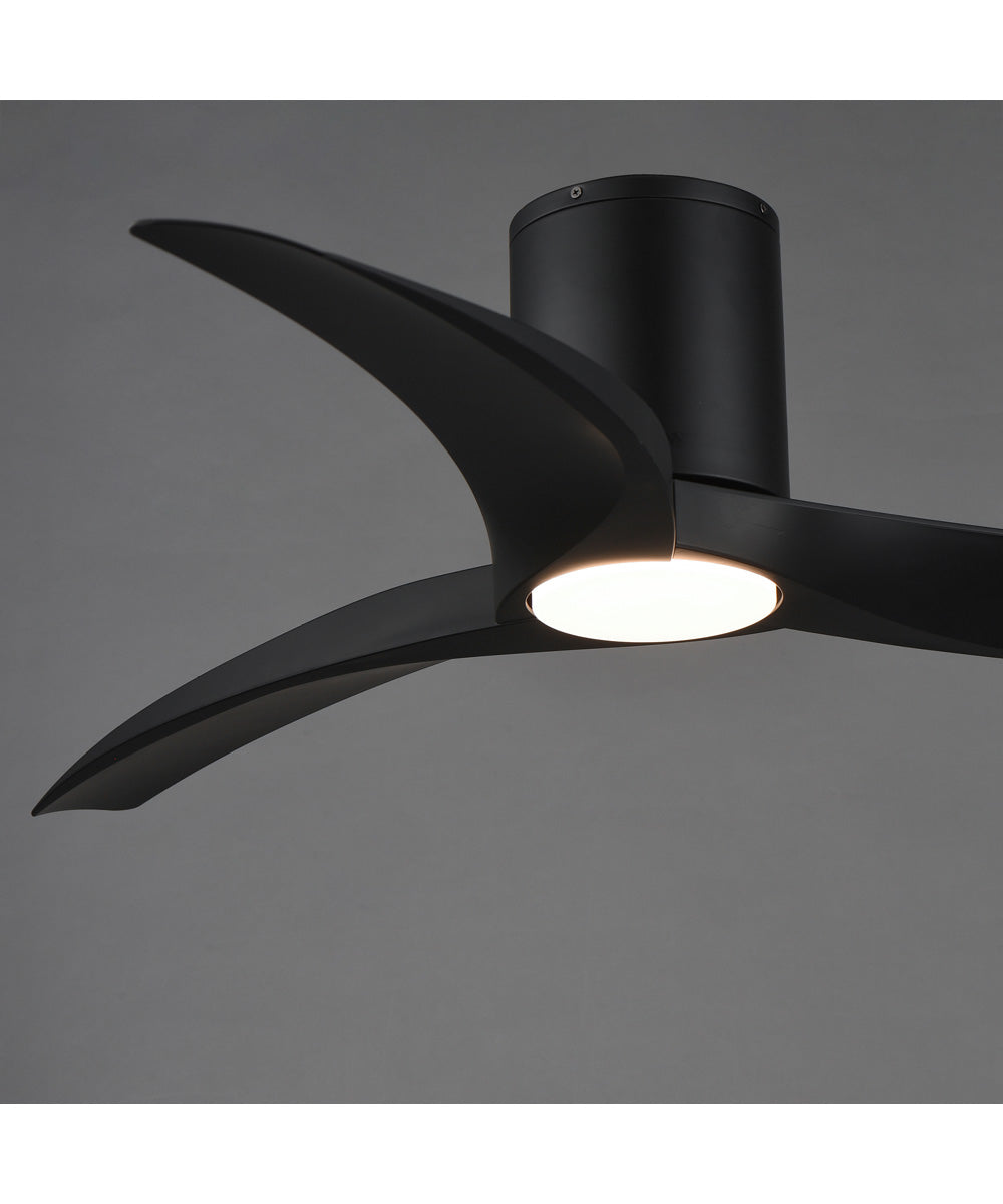 Drifter 52 inch Outdoor Hugger Fan w LED Black