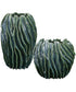 Veridian Ridge Indoor-Outdoor Vases Set of 2