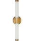 Vaden 2-light Sconce Brushed Brass