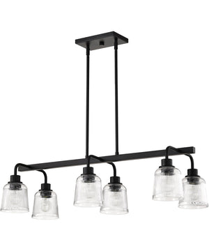 Grayson 6-Light Pendant Matte Black