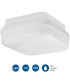 Hard Nox 10" Square Flush Mount Light Satin White
