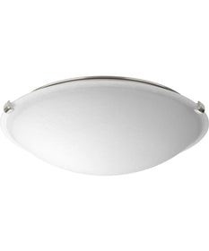 1-Light 16" LED Dome Flush Mount Brushed Nickel