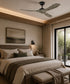 60" Edge Coastal 3-Blade Indoor/Outdoor Ceiling Fan Aged Pewter with Light Grey Weathered Oak Blades with Remote