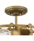 Loretta 3-Light Pendant Gold Ombre