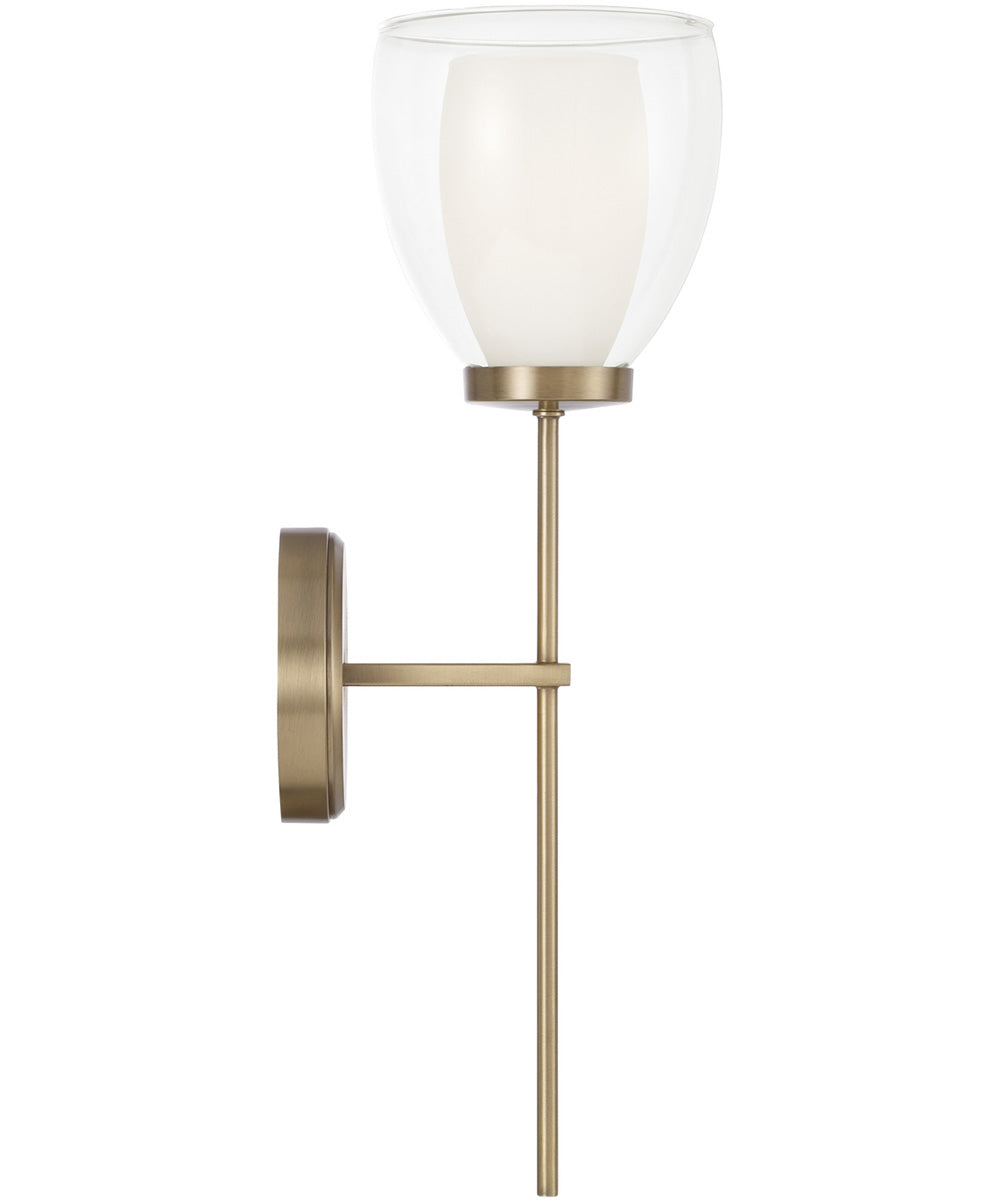 Joss 1-Light Sconce Aged Brass
