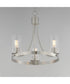 Livingston 3-Light Chandelier Satin Nickel