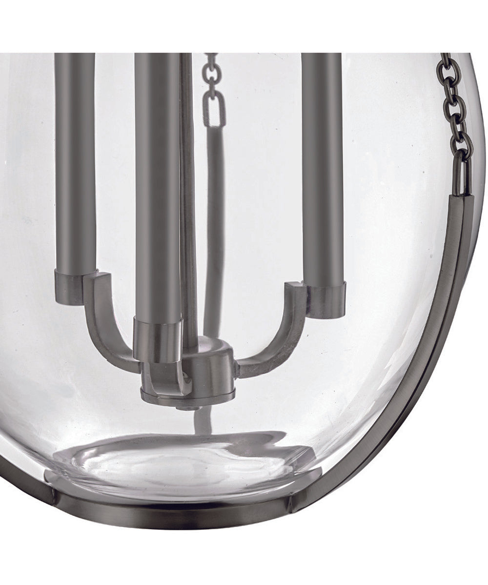 Farrin 3-Light Medium Pendant in Gunmetal