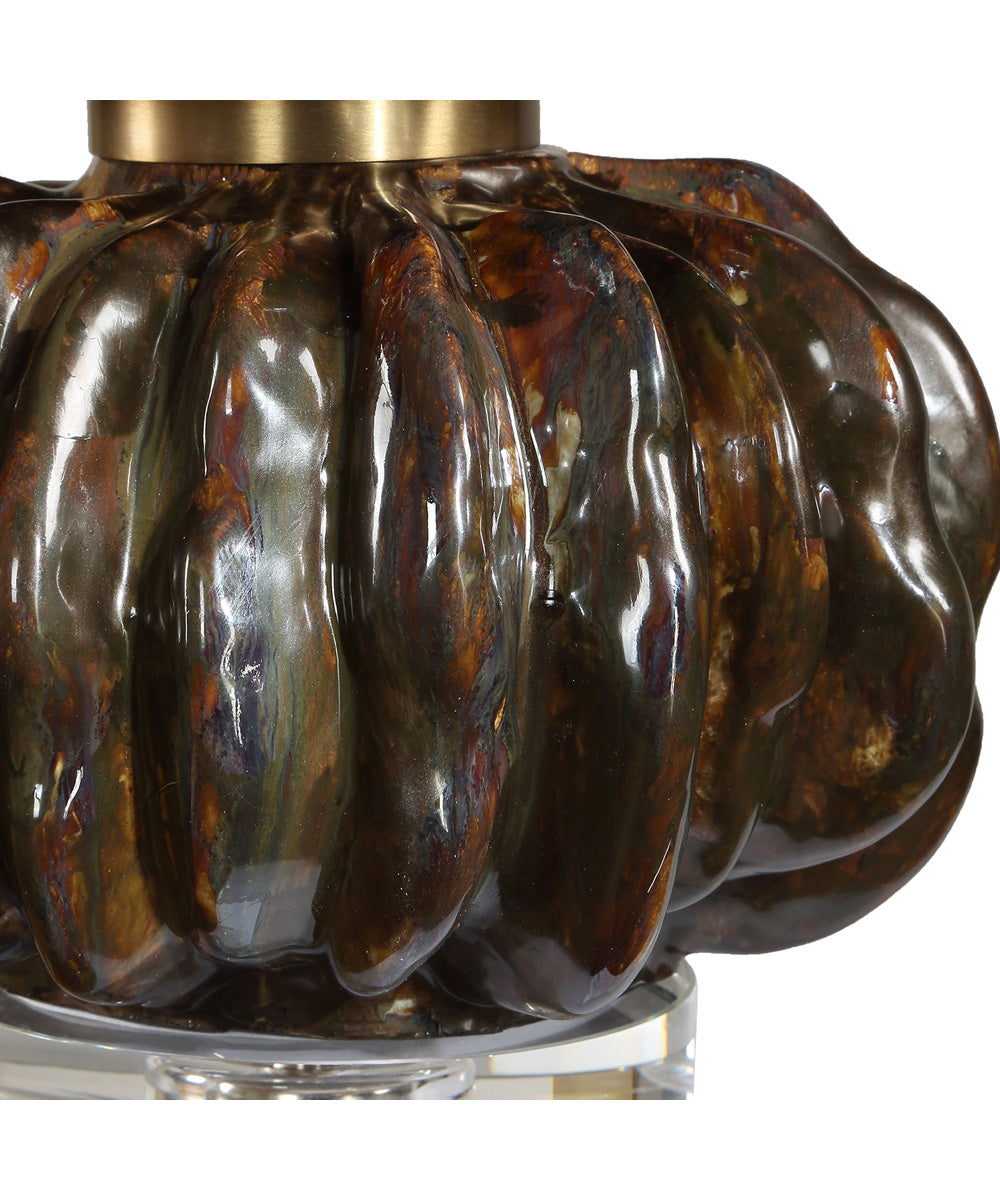 Jaudon Stacked Bronze Table Lamp