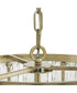 Chevall 3-Light Organic Pendant Gilded Silver