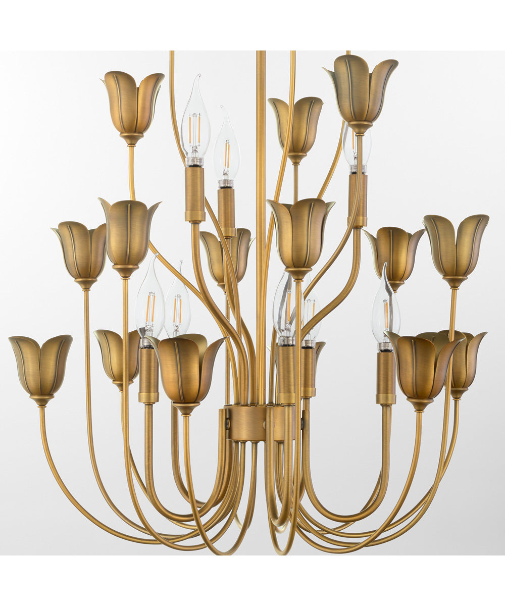 Lillet Chandelier Brushed Brass