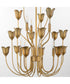 Lillet Chandelier Brushed Brass