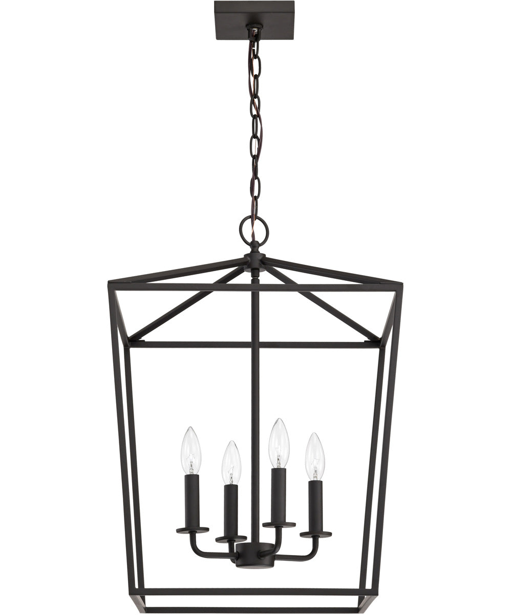Emma 4-Light Pendant Dark Bronze