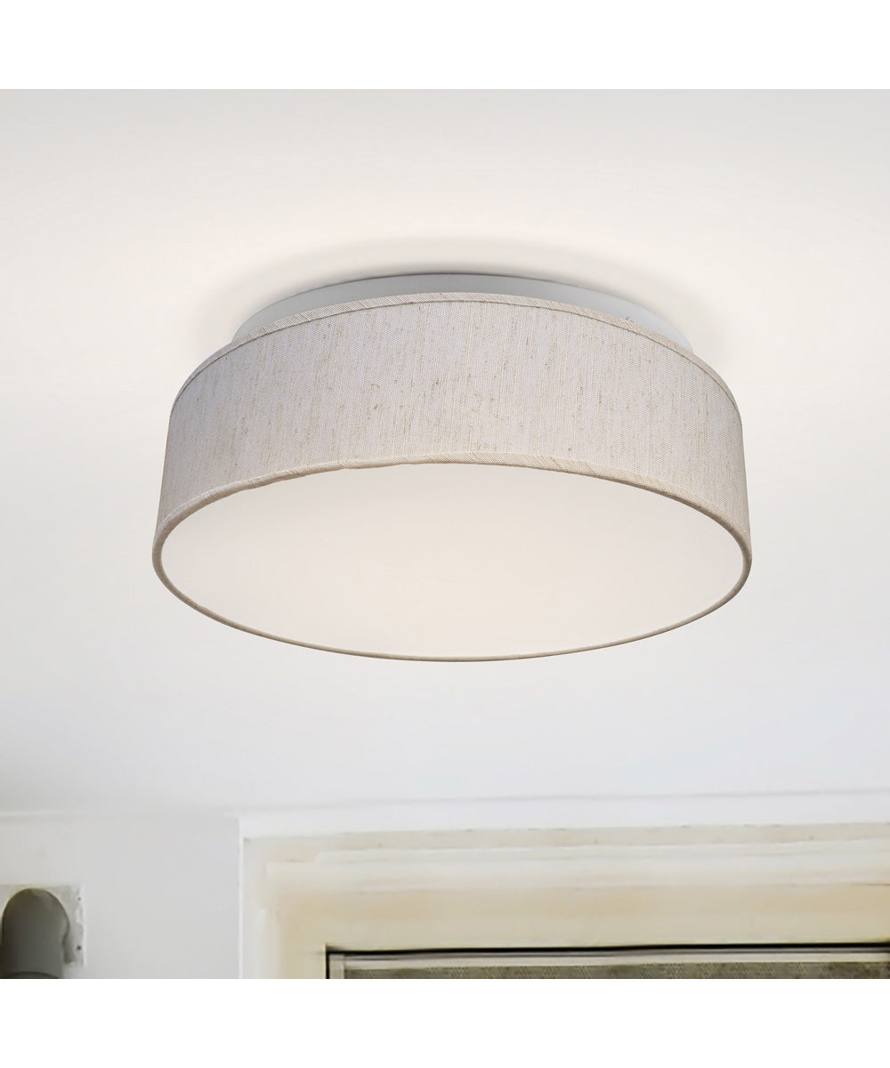 Close-to-Ceiling Beige Fabric