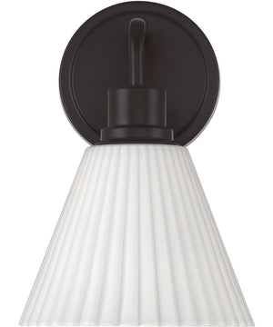 Pleated II 1-Light Lighting Flat Black