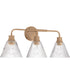 Pleated 3-Light Lighting Premium Bronze
