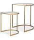 Lindon Travertine Nesting Tables Set of 2