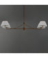 Dunbridge 4-Light Chandelier Weathered Brass