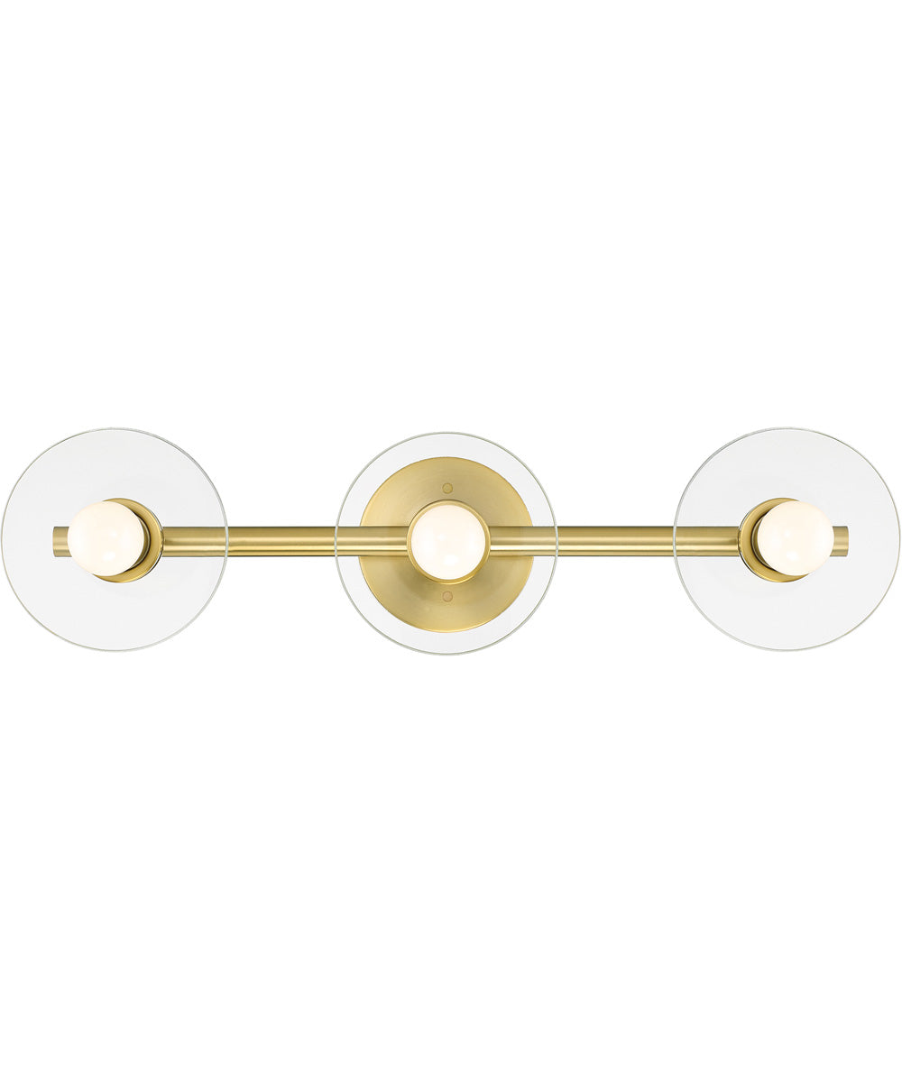 Litto 3 Light Vanity Brushed Gold